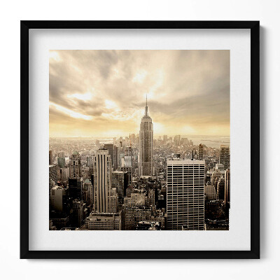 Tablou living cu rama unic Panoramă a clădirii Empire State