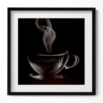 Tablou rama unic Ceașcă de cafea abstractă