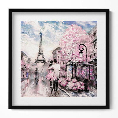 Tablou living cu rama unic Paris și Turnul Eiffel