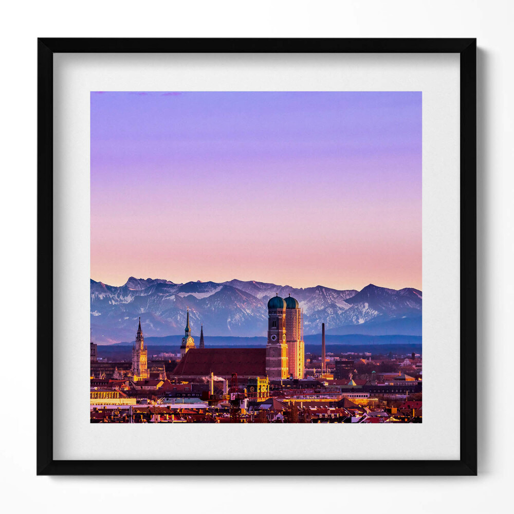 Tablou rama unic Alpii germani din München