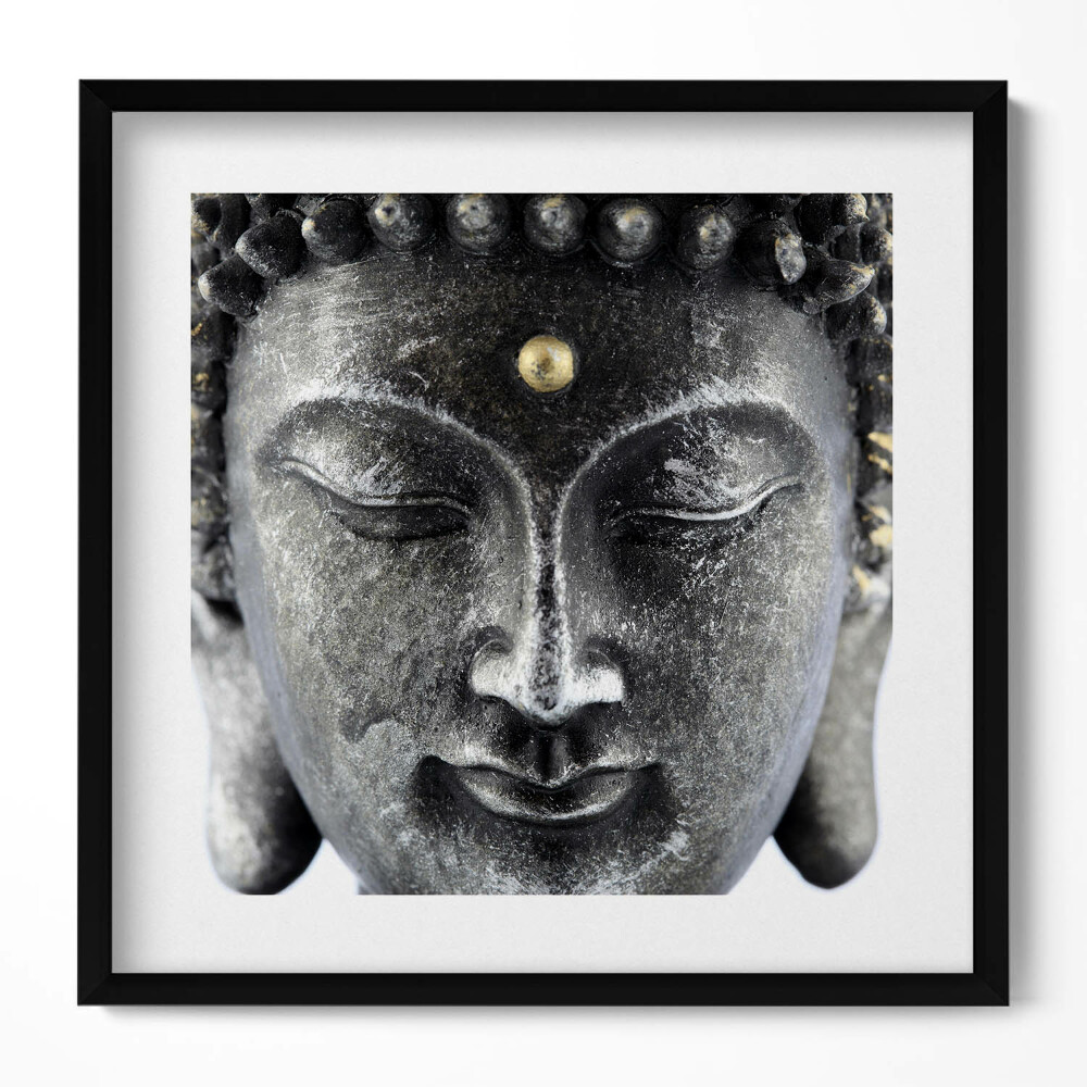 Tablou rama unic Capul unei statui a lui Buddha