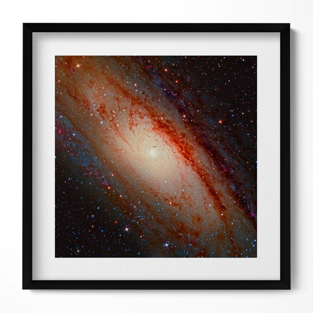 Tablou rama unic Galaxie spațială și stele