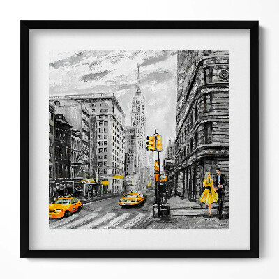 Tablou rama unic Străzile din Empire State Building