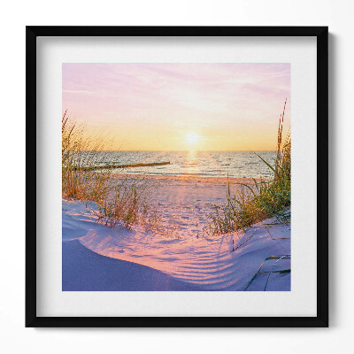 Tablou rama unic Marea Poloneză - o plajă la soare