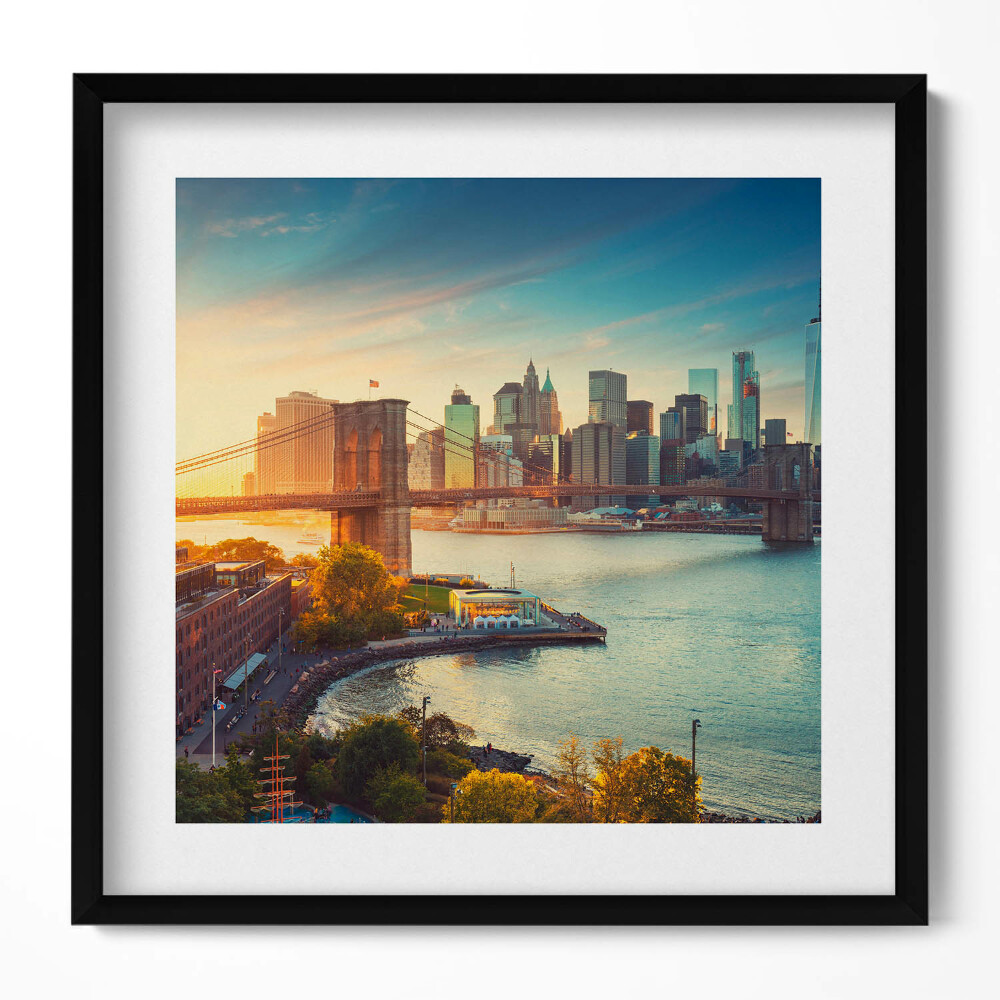 Tablou rama unic Podul Brooklyn din New York, Manhattan