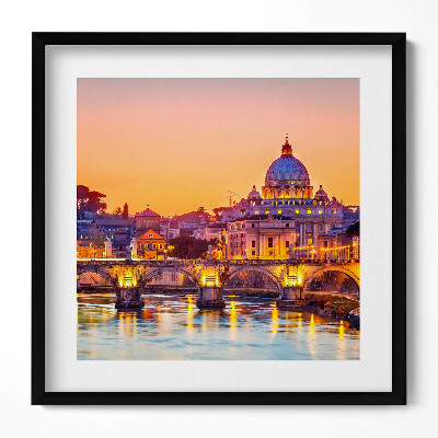 Tablou living cu rama unic Catedrala Sfântul Petru din Roma