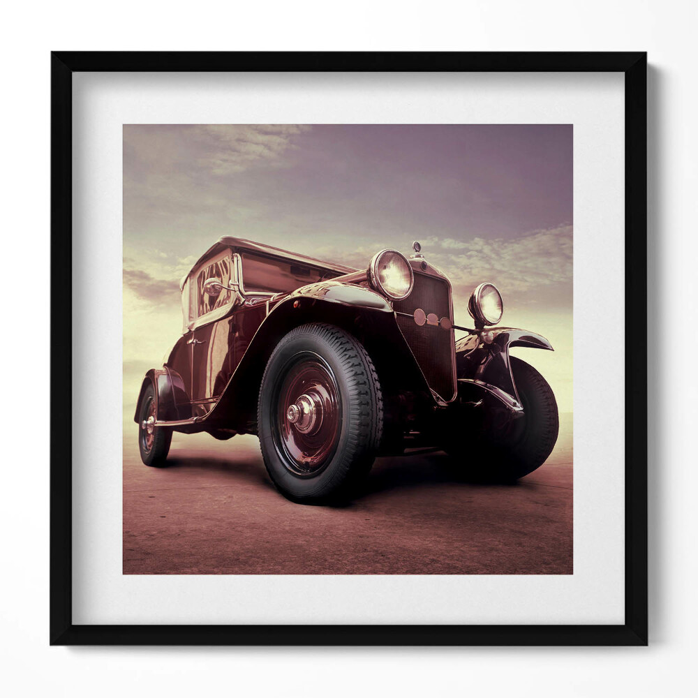 Tablou living cu rama unic Auto - Mașină de epocă