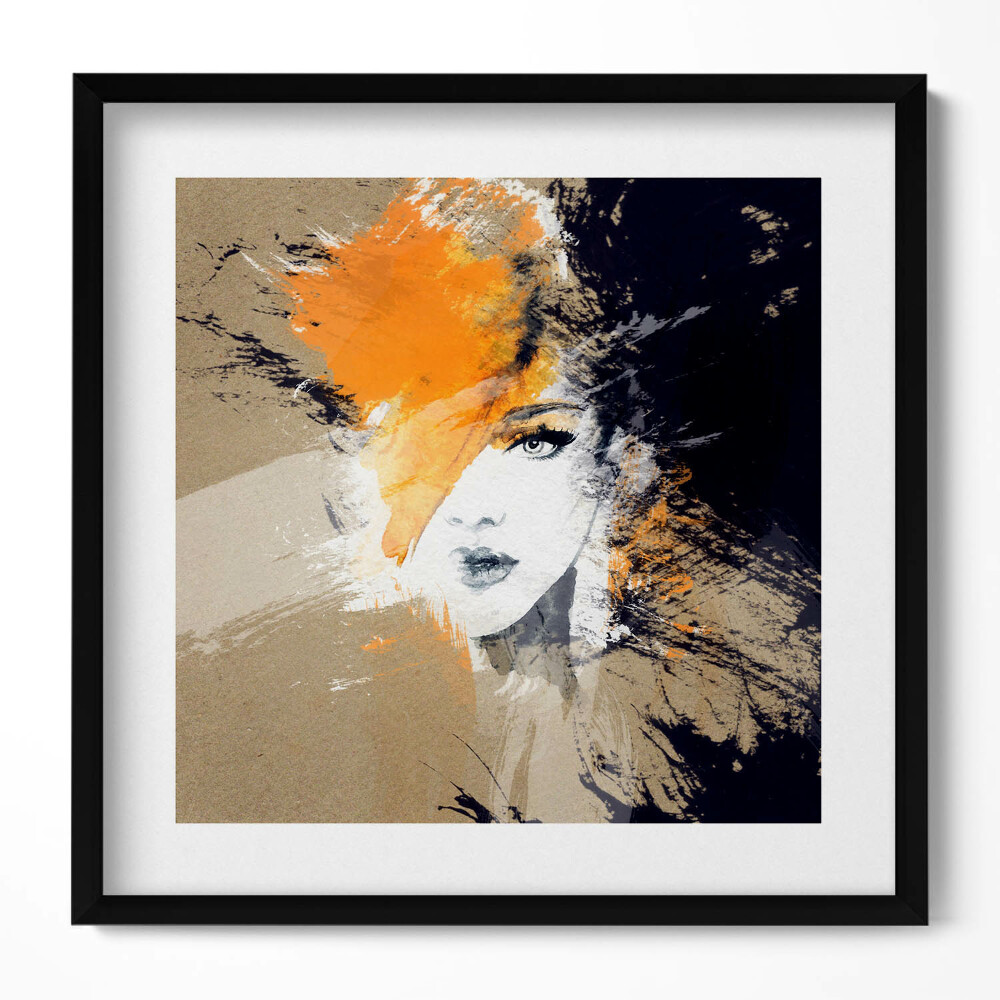 Tablou rama unic Portret de femeie abstract