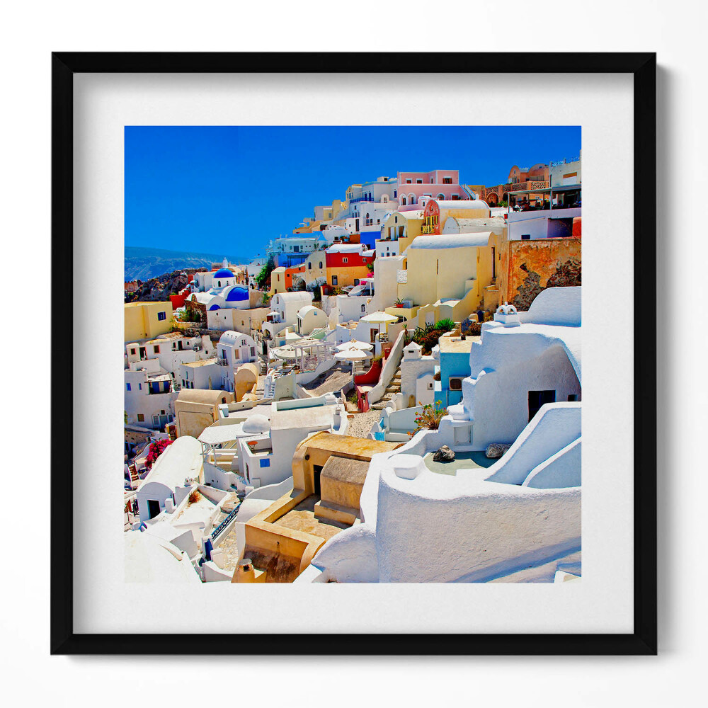 Tablou rama unic Grecia Santorini