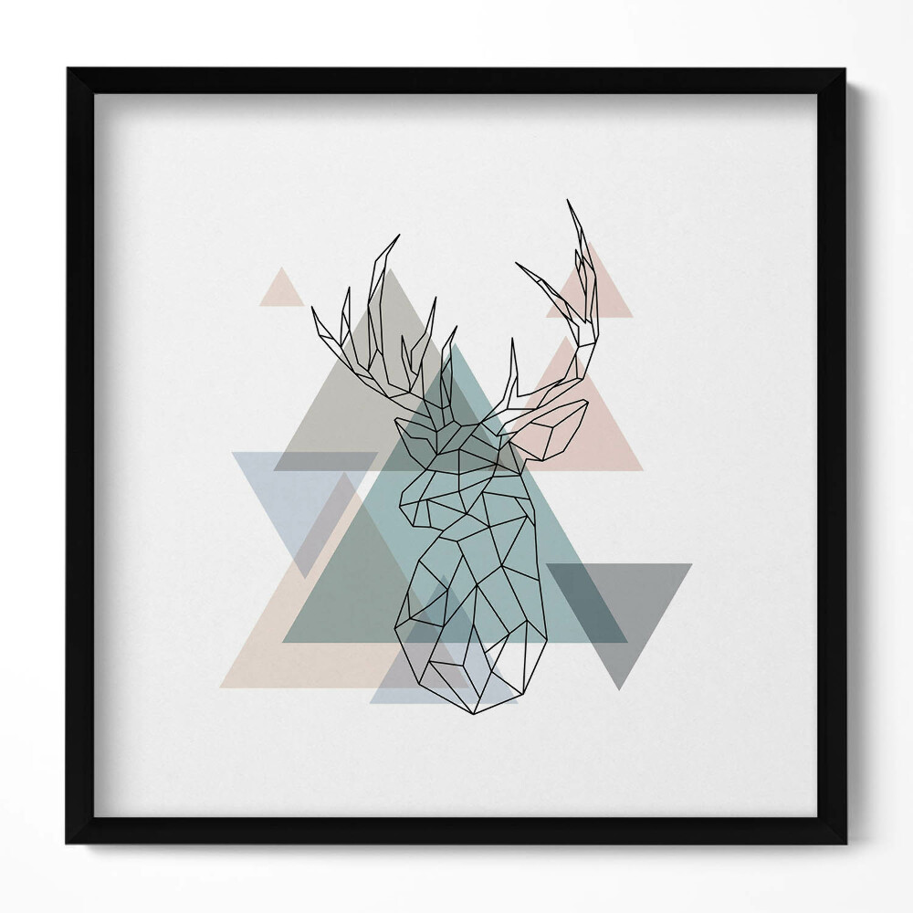 Tablou rama unic Ren geometric