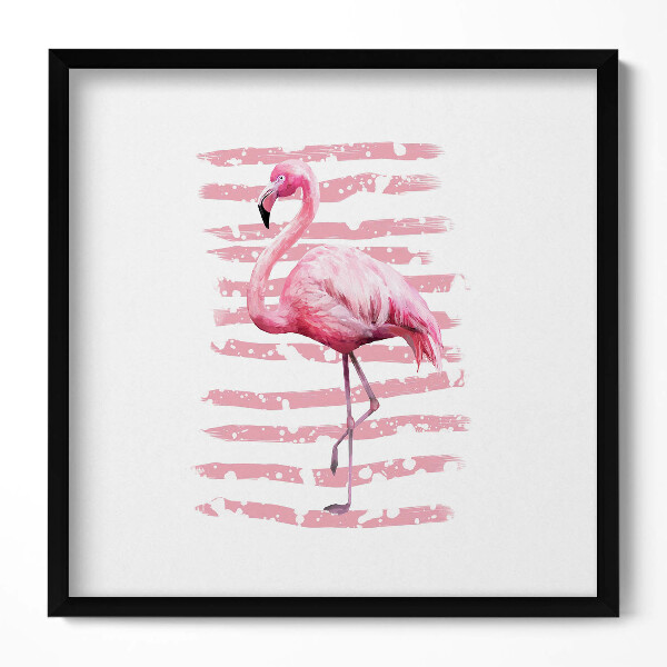 Tablou rama unic Flamingo
