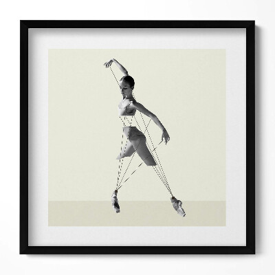 Tablou living cu rama unic Dansatoare abstractă