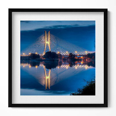 Tablou rama unic Podul Rędziński din Wrocław