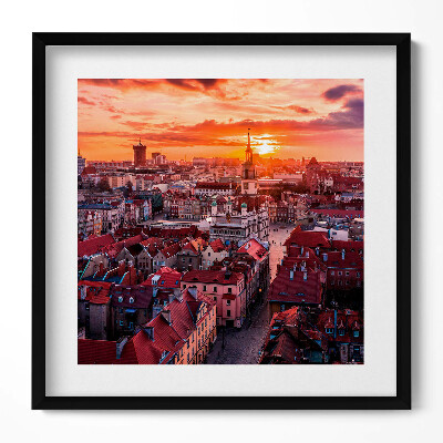 Tablou rama unic Poznań - panoramă