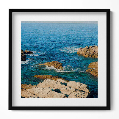 Tablou living cu rama unic Costa Brava