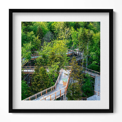 Tablou living cu rama unic Calea în Krynica Zdrój