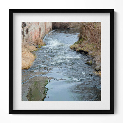 Tablou living cu rama unic Râul Morava