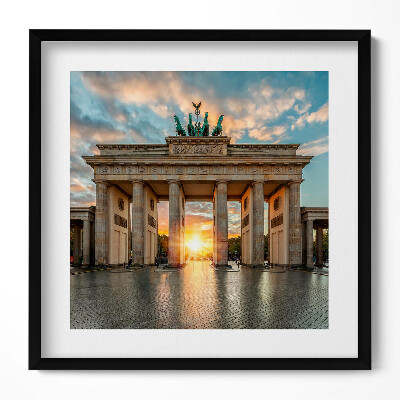Tablou rama unic Poarta Brandenburg din Berlin