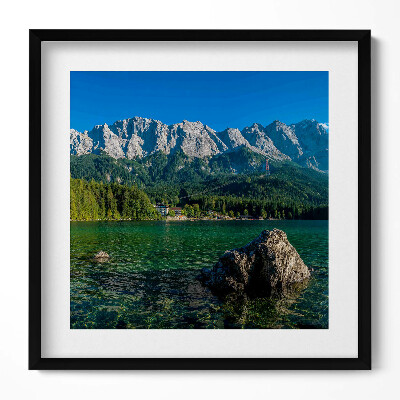 Tablou living cu rama unic Vârful Zugspitze, Germania
