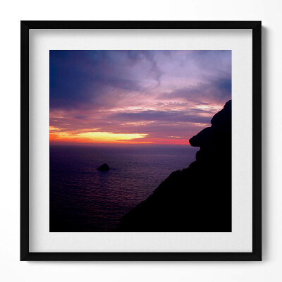 Tablou living cu rama unic Cap de piatră