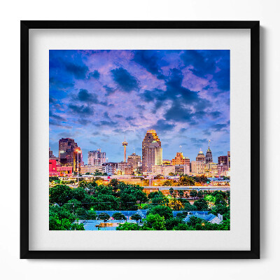 Tablou rama unic Peisajul orașului San Antonio