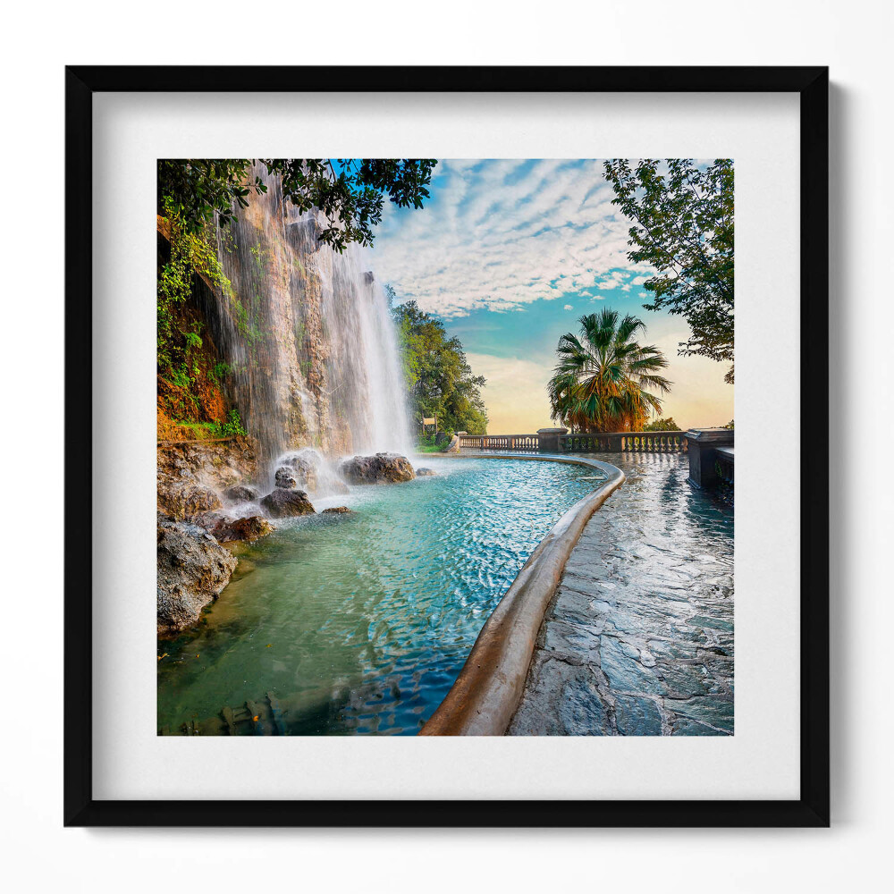 Tablou rama unic Cascadă în Parcul Castle Hill