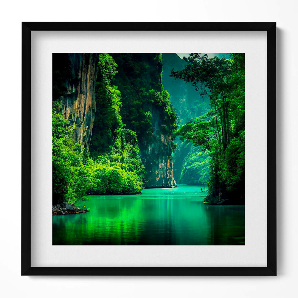 Tablou living cu rama unic Călătorii în Thailanda