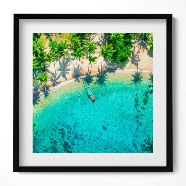 Tablou rama unic Plaja tropicală din Koh Tao