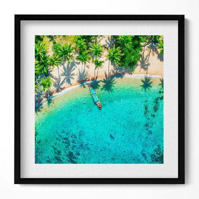 Tablou rama unic Plaja tropicală din Koh Tao