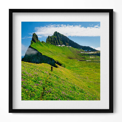 Tablou living cu rama unic Rezervația Hornstrandir din Islanda