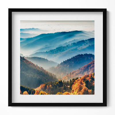 Tablou rama unic Peisaj montan