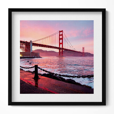 Tablou rama unic Vedere a podului Golden Gate