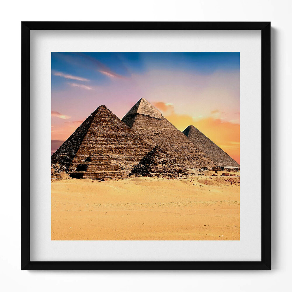 Tablou rama unic Piramide egiptene în deșert