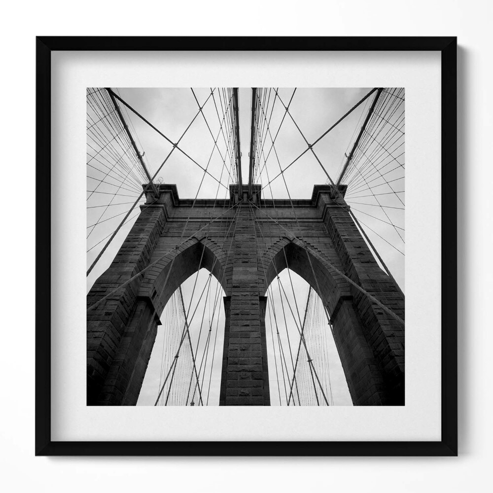 Tablou living cu rama unic Podul Brooklyn