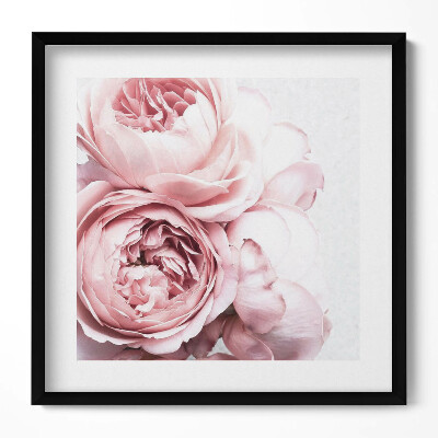 Tablou rama unic Buchet romantic delicat de flori