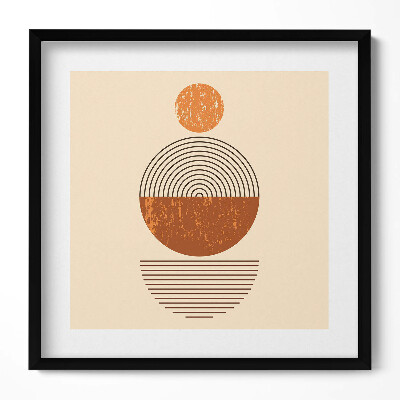 Tablou rama unic Artă boho geometrică