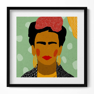 Tablou rama unic Ilustrație portret a Fridei