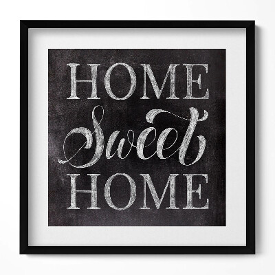 Tablou rama unic „Indicator de apartament «acasă, dulce casă»”