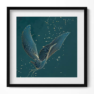 Tablou rama unic Macara abstractă în aur