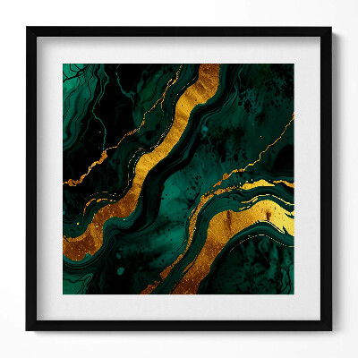 Tablou living cu rama unic Textură glamour cu aur