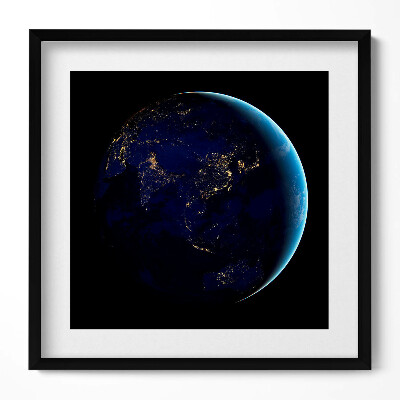 Tablou rama unic Glob în spațiu