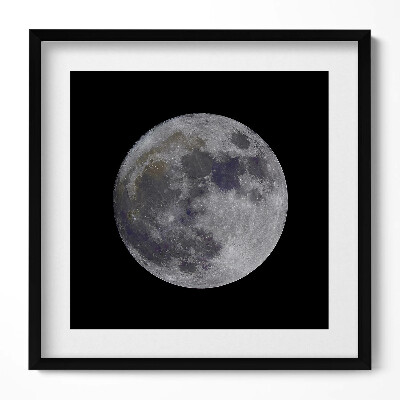 Tablou rama unic Lună plină pe cerul negru