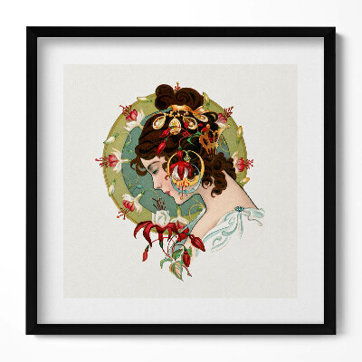 Tablou living cu rama unic Portretul unei femei frumoase