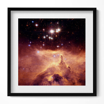 Tablou living cu rama unic Cer și spațiu stelar