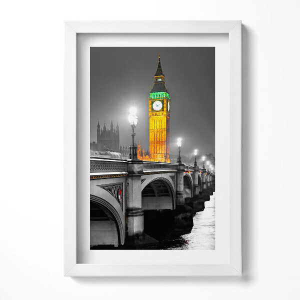 Tablou living cu rama decorativ Big Ben în Marea Britanie