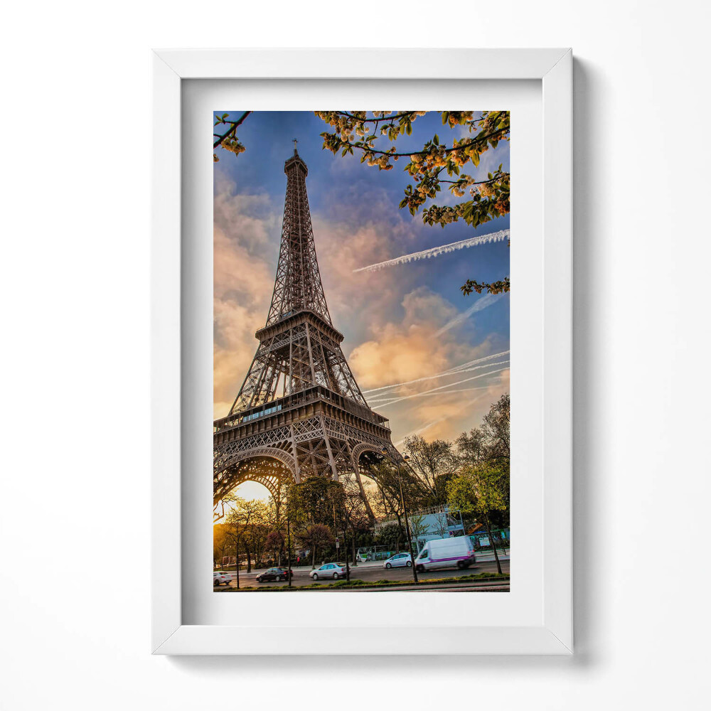 Tablou living cu rama decorativ Turnul Eiffel din Paris