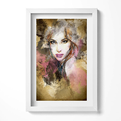 Tablou rama decorativ Portretul unei femei misterioase