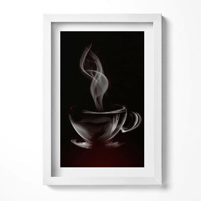 Tablou rama decorativ Ceașcă de cafea abstractă
