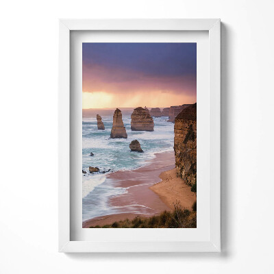 Tablou rama decorativ Peisaj de stâncă de pe malul mării