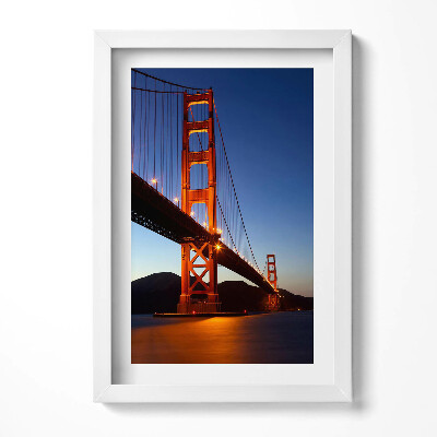 Tablou rama decorativ Podul Golden Gate